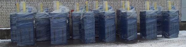 Гидравлический пресс 6 тонн для отходов макулатуры, плёнки ПЭТ, бутылки пластика ветоши и текстиля